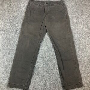 American Eagle Next Level Flex Chino Pants Mens 30x30 Faded Black Slim Straight